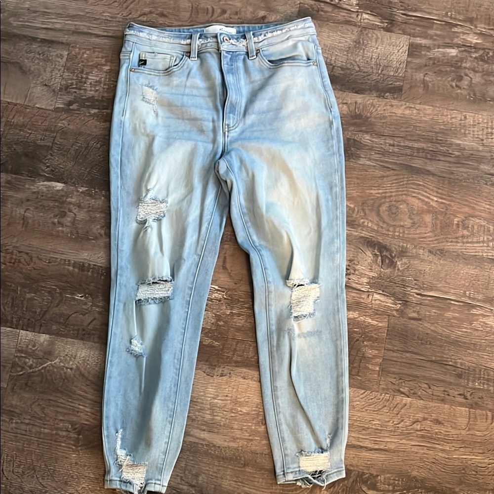KanCan jeans 👖 stretchLight Blue Distressed Women's Jeans